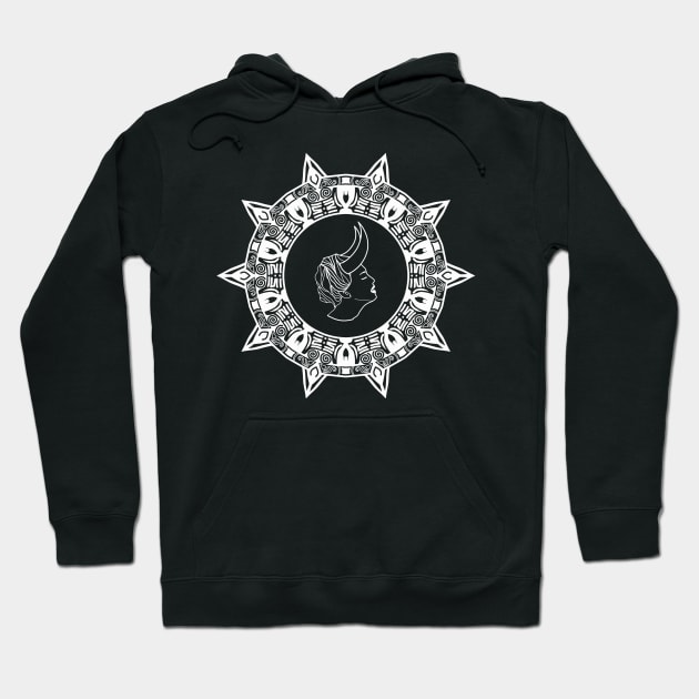 Capricorn zodiac design Hoodie by JustDoodle